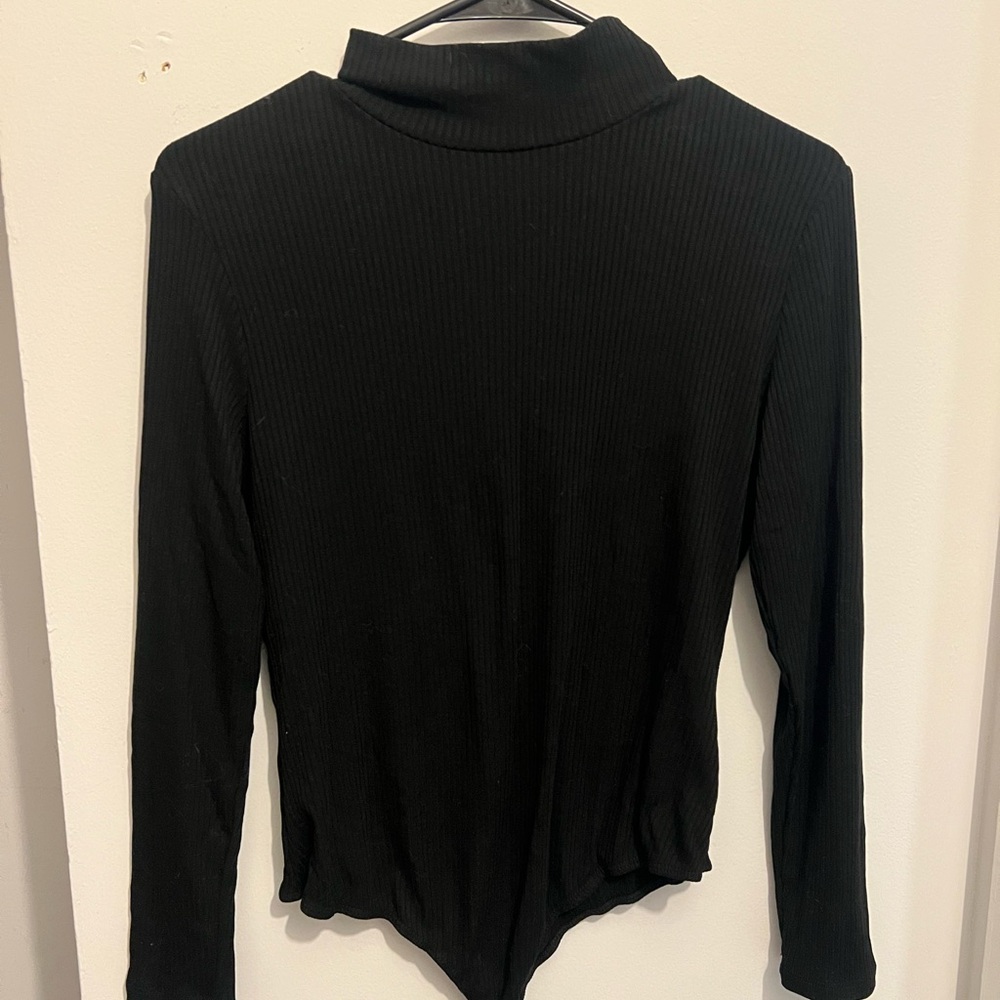 Black Turtleneck bodysuit